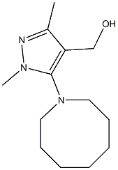 [5-(azocan-1-yl)-1,3-dimethyl-1H-pyrazol-4-yl]methanol 구조식 이미지