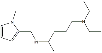 [5-(diethylamino)pentan-2-yl][(1-methyl-1H-pyrrol-2-yl)methyl]amine Structure