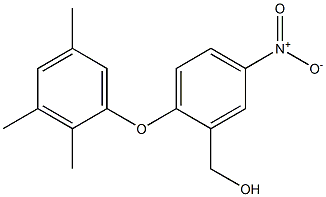 [5-nitro-2-(2,3,5-trimethylphenoxy)phenyl]methanol Structure