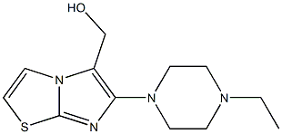 [6-(4-ethylpiperazin-1-yl)imidazo[2,1-b][1,3]thiazol-5-yl]methanol 구조식 이미지