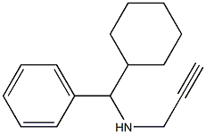 [cyclohexyl(phenyl)methyl](prop-2-yn-1-yl)amine Structure