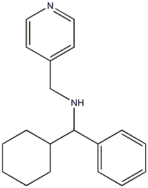 [cyclohexyl(phenyl)methyl](pyridin-4-ylmethyl)amine 구조식 이미지