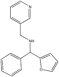 [furan-2-yl(phenyl)methyl](pyridin-3-ylmethyl)amine Structure