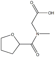 [methyl(tetrahydrofuran-2-ylcarbonyl)amino]acetic acid 구조식 이미지