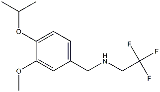 {[3-methoxy-4-(propan-2-yloxy)phenyl]methyl}(2,2,2-trifluoroethyl)amine 구조식 이미지