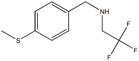 {[4-(methylsulfanyl)phenyl]methyl}(2,2,2-trifluoroethyl)amine 구조식 이미지