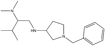 {1-[(1-benzylpyrrolidin-3-yl)amino]-3-methylbutan-2-yl}dimethylamine Structure