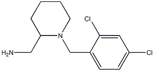 {1-[(2,4-dichlorophenyl)methyl]piperidin-2-yl}methanamine Structure