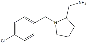 {1-[(4-chlorophenyl)methyl]pyrrolidin-2-yl}methanamine Structure