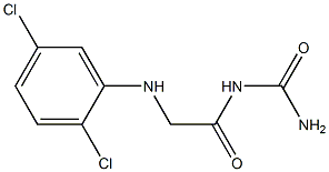 {2-[(2,5-dichlorophenyl)amino]acetyl}urea Structure