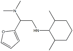 {2-[(2,6-dimethylcyclohexyl)amino]-1-(furan-2-yl)ethyl}dimethylamine Structure