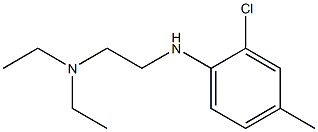 {2-[(2-chloro-4-methylphenyl)amino]ethyl}diethylamine Structure