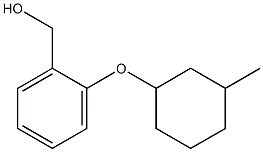 {2-[(3-methylcyclohexyl)oxy]phenyl}methanol 구조식 이미지