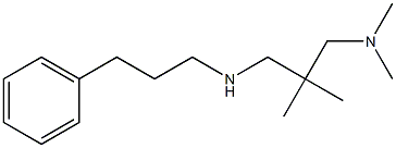{2-[(dimethylamino)methyl]-2-methylpropyl}(3-phenylpropyl)amine 구조식 이미지