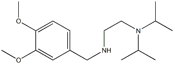 {2-[bis(propan-2-yl)amino]ethyl}[(3,4-dimethoxyphenyl)methyl]amine Structure