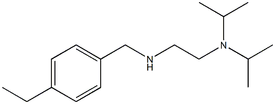 {2-[bis(propan-2-yl)amino]ethyl}[(4-ethylphenyl)methyl]amine 구조식 이미지