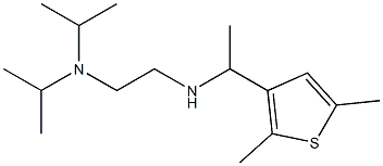 {2-[bis(propan-2-yl)amino]ethyl}[1-(2,5-dimethylthiophen-3-yl)ethyl]amine Structure