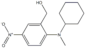 {2-[cyclohexyl(methyl)amino]-5-nitrophenyl}methanol 구조식 이미지