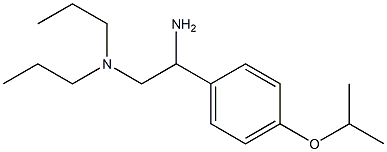 {2-amino-2-[4-(propan-2-yloxy)phenyl]ethyl}dipropylamine Structure