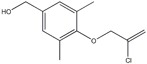 {4-[(2-chloroprop-2-en-1-yl)oxy]-3,5-dimethylphenyl}methanol Structure