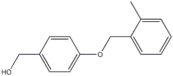 {4-[(2-methylphenyl)methoxy]phenyl}methanol Structure