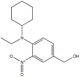 {4-[cyclohexyl(ethyl)amino]-3-nitrophenyl}methanol Structure