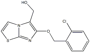 {6-[(2-chlorobenzyl)oxy]imidazo[2,1-b][1,3]thiazol-5-yl}methanol 구조식 이미지