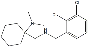 1-({[(2,3-dichlorophenyl)methyl]amino}methyl)-N,N-dimethylcyclohexan-1-amine Structure