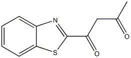 1-(1,3-benzothiazol-2-yl)butane-1,3-dione Structure
