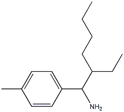1-(1-amino-2-ethylhexyl)-4-methylbenzene 구조식 이미지