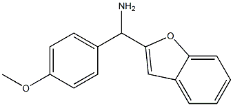 1-(1-benzofuran-2-yl)-1-(4-methoxyphenyl)methanamine Structure