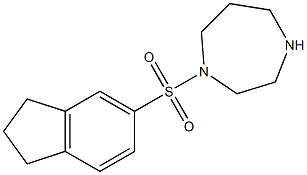 1-(2,3-dihydro-1H-indene-5-sulfonyl)-1,4-diazepane Structure