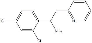 1-(2,4-dichlorophenyl)-2-(pyridin-2-yl)ethan-1-amine 구조식 이미지