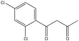 1-(2,4-dichlorophenyl)butane-1,3-dione 구조식 이미지