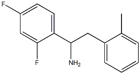 1-(2,4-difluorophenyl)-2-(2-methylphenyl)ethan-1-amine Structure