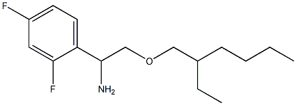 1-(2,4-difluorophenyl)-2-[(2-ethylhexyl)oxy]ethan-1-amine Structure