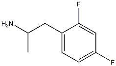1-(2,4-difluorophenyl)propan-2-amine 구조식 이미지