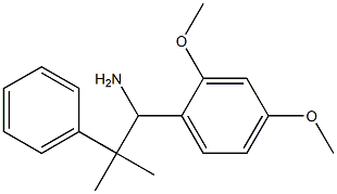 1-(2,4-dimethoxyphenyl)-2-methyl-2-phenylpropan-1-amine 구조식 이미지