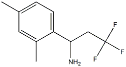 1-(2,4-dimethylphenyl)-3,3,3-trifluoropropan-1-amine 구조식 이미지