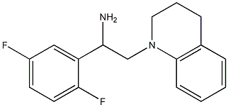 1-(2,5-difluorophenyl)-2-(1,2,3,4-tetrahydroquinolin-1-yl)ethan-1-amine Structure