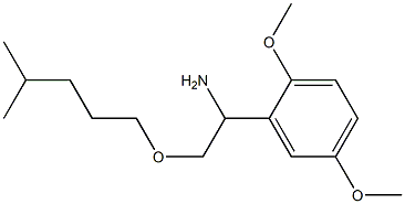 1-(2,5-dimethoxyphenyl)-2-[(4-methylpentyl)oxy]ethan-1-amine Structure