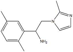 1-(2,5-dimethylphenyl)-2-(2-methyl-1H-imidazol-1-yl)ethanamine Structure