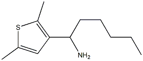 1-(2,5-dimethylthiophen-3-yl)hexan-1-amine 구조식 이미지