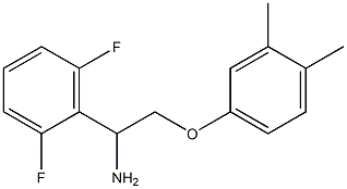 1-(2,6-difluorophenyl)-2-(3,4-dimethylphenoxy)ethanamine 구조식 이미지