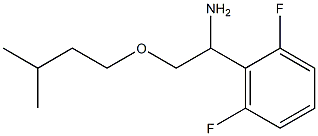 1-(2,6-difluorophenyl)-2-(3-methylbutoxy)ethan-1-amine Structure