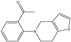 1-(2-{4H,5H,6H,7H-thieno[3,2-c]pyridin-5-yl}phenyl)ethan-1-one Structure