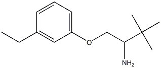 1-(2-amino-3,3-dimethylbutoxy)-3-ethylbenzene Structure