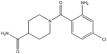 1-(2-amino-4-chlorobenzoyl)piperidine-4-carboxamide Structure