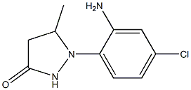 1-(2-amino-4-chlorophenyl)-5-methylpyrazolidin-3-one Structure