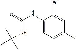 1-(2-bromo-4-methylphenyl)-3-tert-butylurea Structure